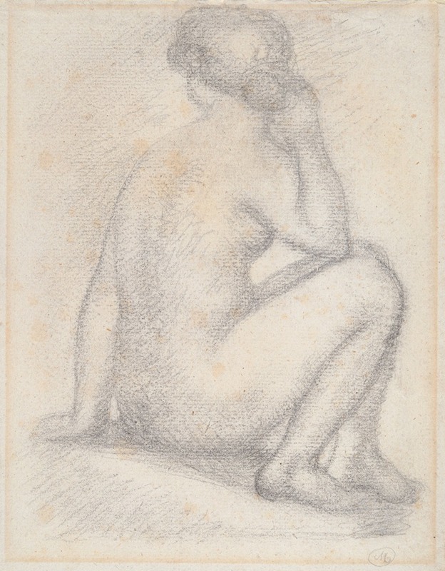 Female Nude, Seated by Аристида Маййоль — digital art print download