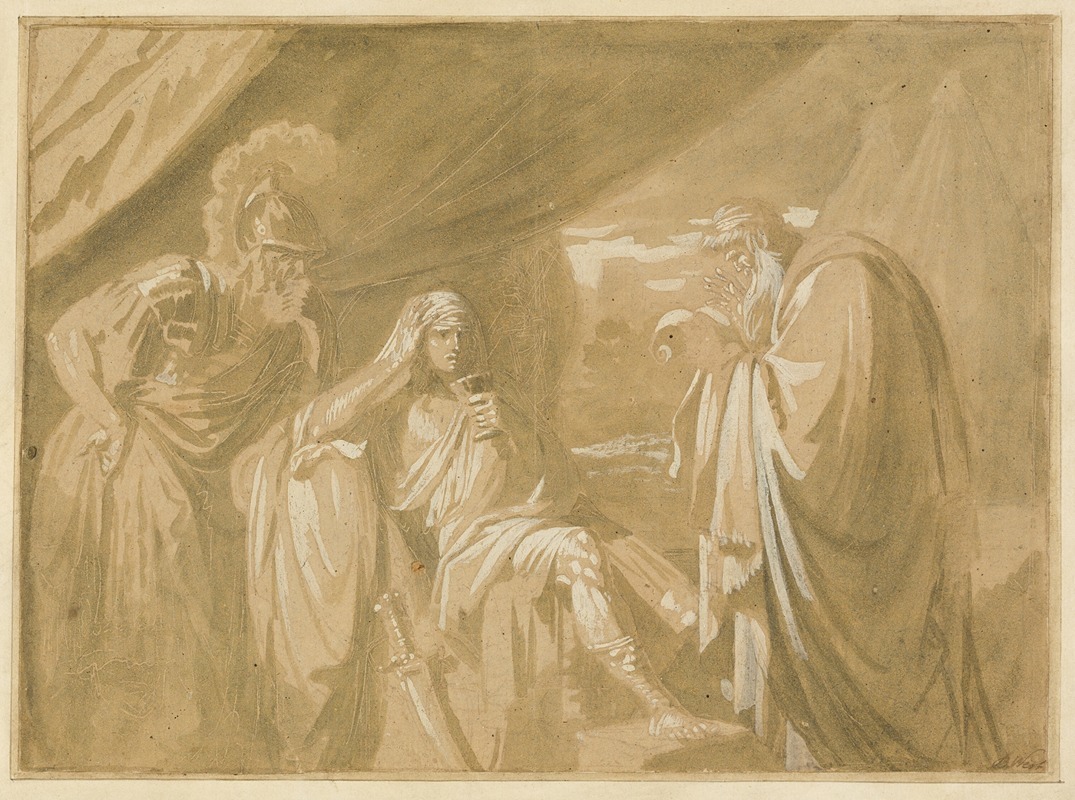 Alexander’s Confidence with his Physician Philip by Бенджамин Уэст, c. 1770 — digital art print download