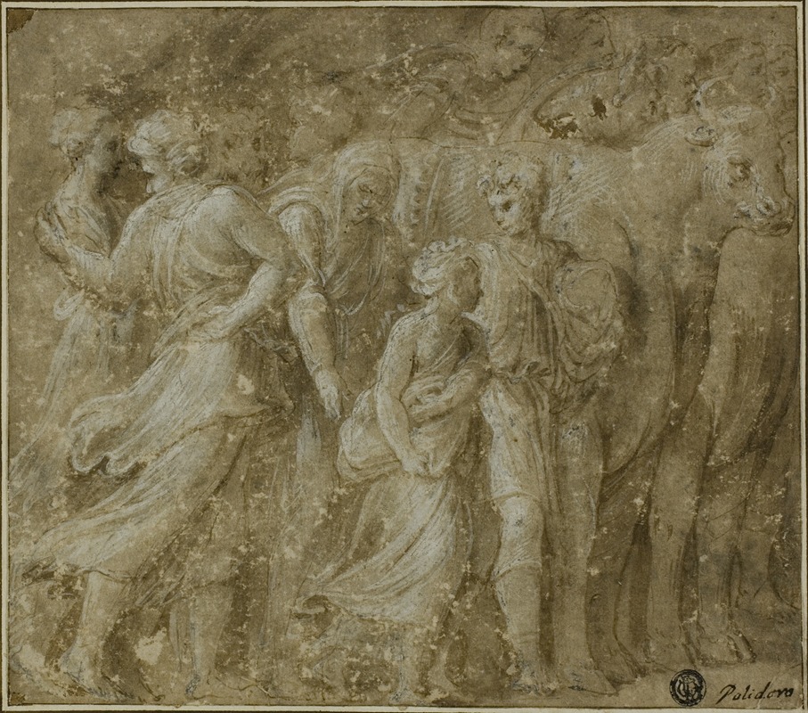 Procession of Figures and Oxen — Biagio Pupini