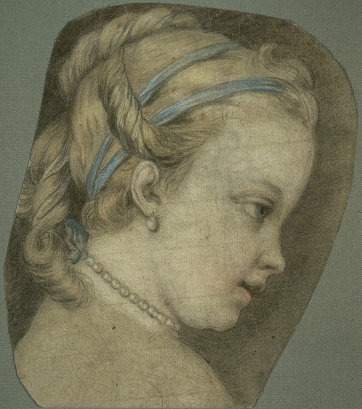 Young Girl Facing to the Right — Charles-André van Loo