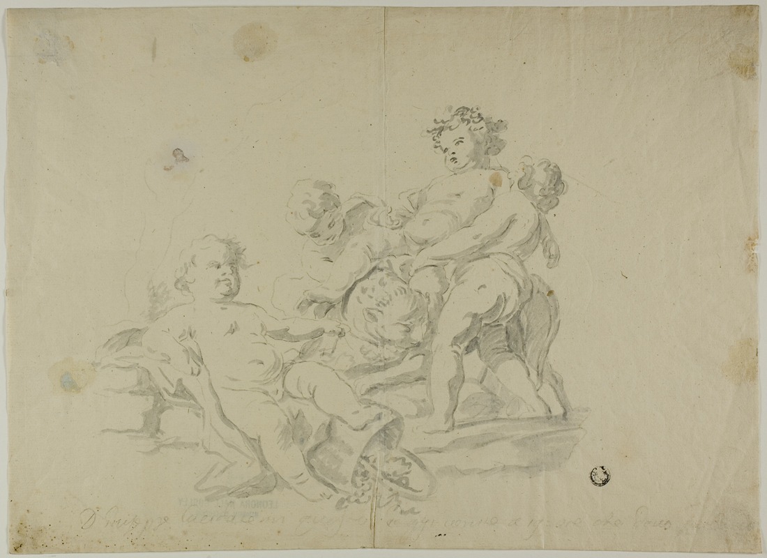 Putti Bacchanal by Карло Амальфи — digital art print download