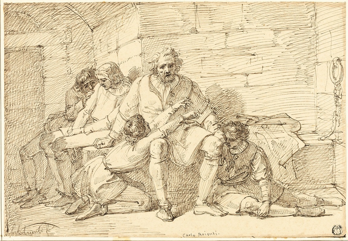 Ugolino and His Sons in Prison — Carlo Arienti