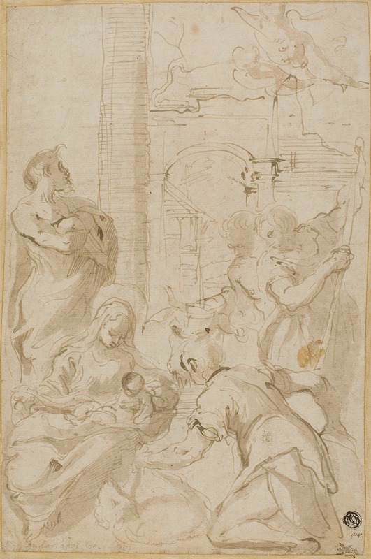Adoration of the Shepherds — Carlo Bononi