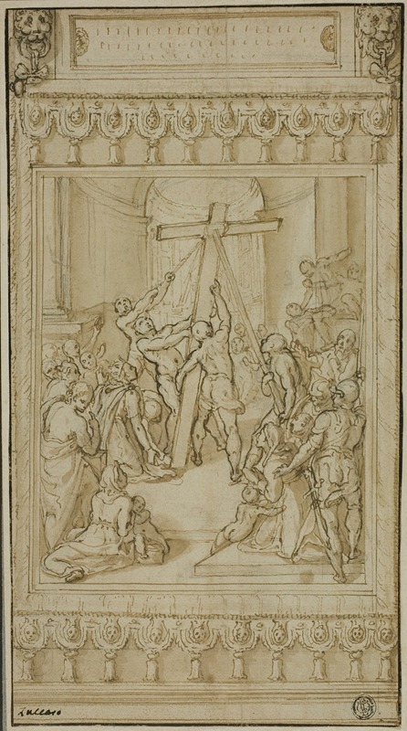 Saint Helena Kneeling before the True Cross by Cesare Nebbia, c. 1582 — digital art print download