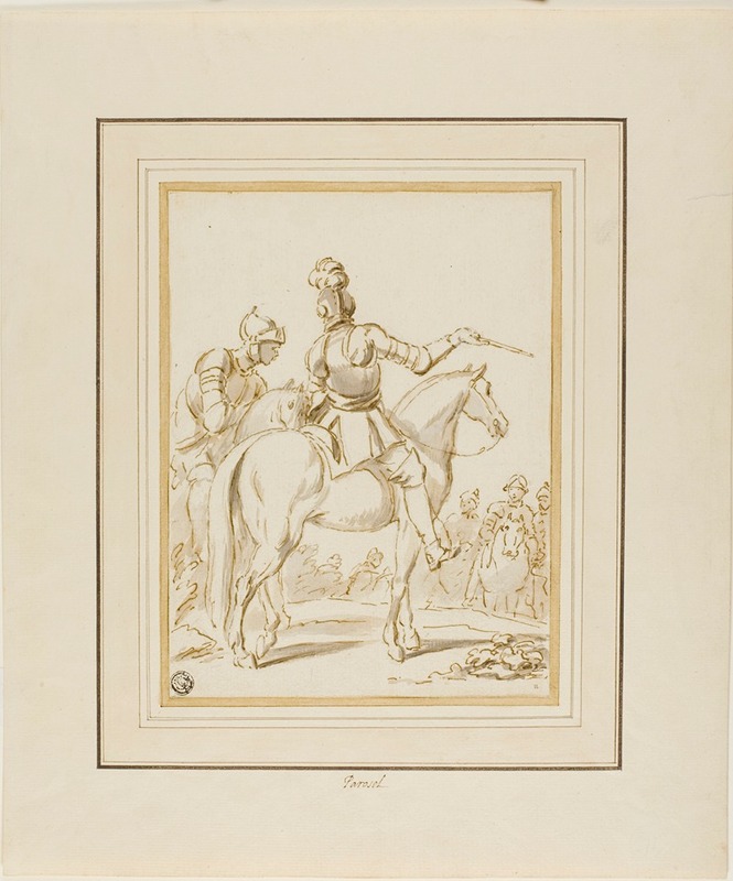 Knights on Horseback by Charles Parrocel — digital art print download