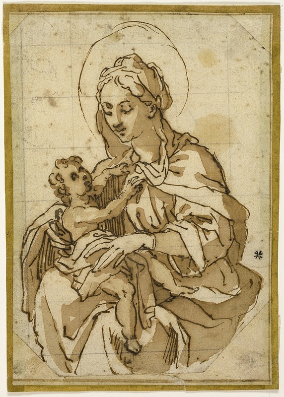 Virgin and Child by Circle of Francesco Vanni, c. 1591 — digital art print download
