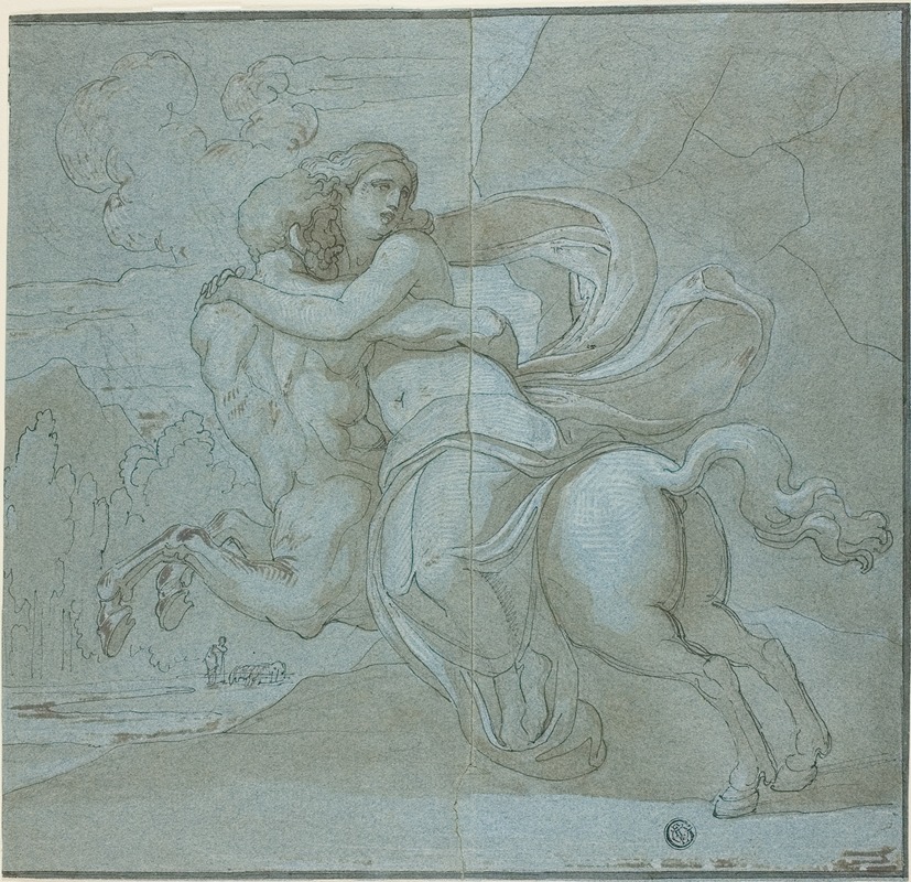 Nessus and Deianira by Circle of Vincenzo Camuccini — digital art print download