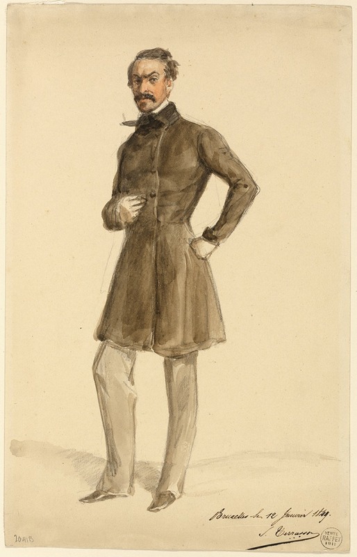 S. Terrason by Денис Огюст Мари Раффе, 1849 — digital art print download
