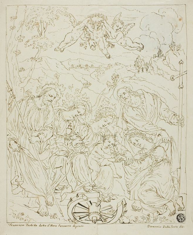 Marriage of Saint Catherine — Domenico dalla Rosa