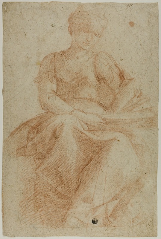 Seated Woman with Book — Доменико Фиазелла