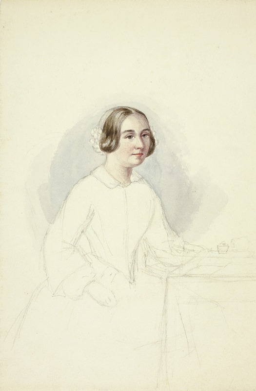 Young Woman at Writing Desk — Elizabeth Murray