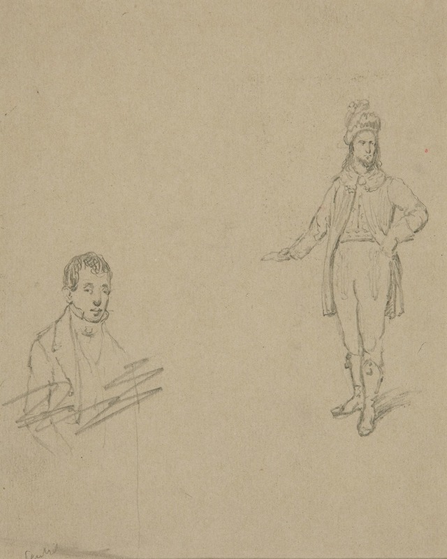 Two Men by Emanuel Gottlieb Leutze — digital art print download