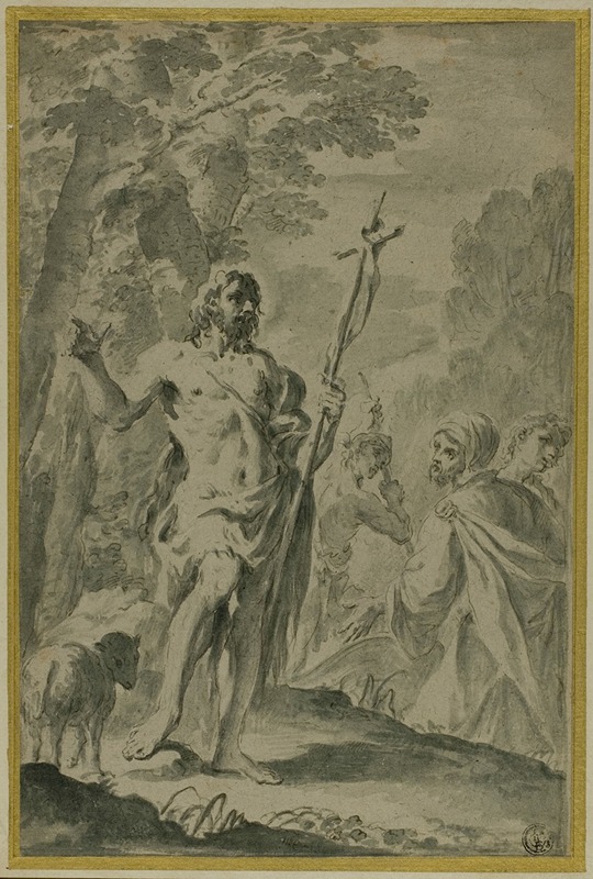Saint John the Baptist by Ercole Graziani the Younger, c. 1748 — digital art print download