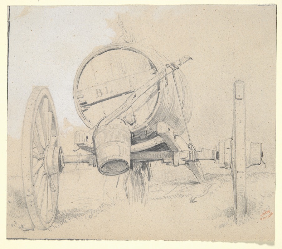Water Cart by Юджин Ле Поитевен — digital art print download