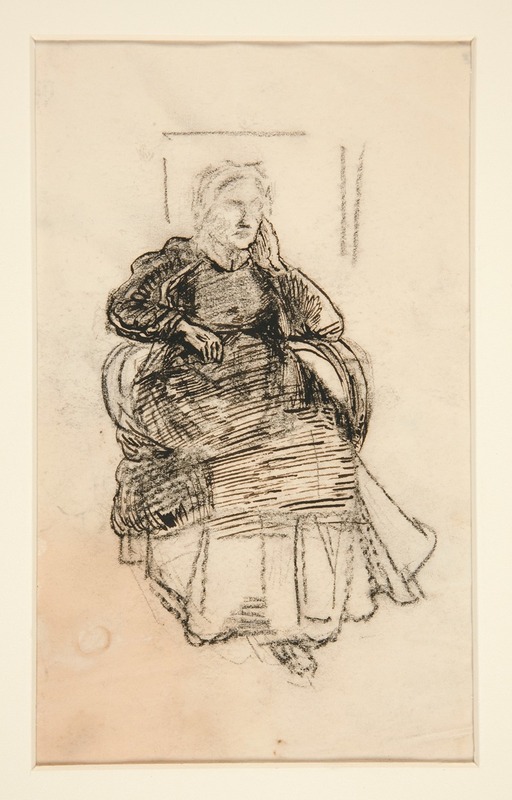 Seated Woman by Франсис Латроп — digital art print download