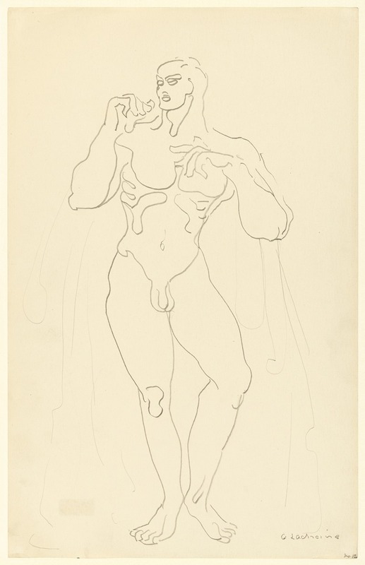 Male Nude No. 12 by Gaston Lachaise — digital art print download