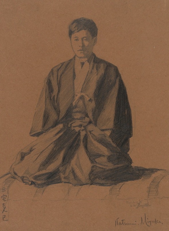 Katsumi Miyuke by George H. Langzettel, 1898 — digital art print download