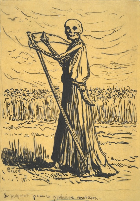 Death as a Reaper by Максимильен Люс — digital art print download