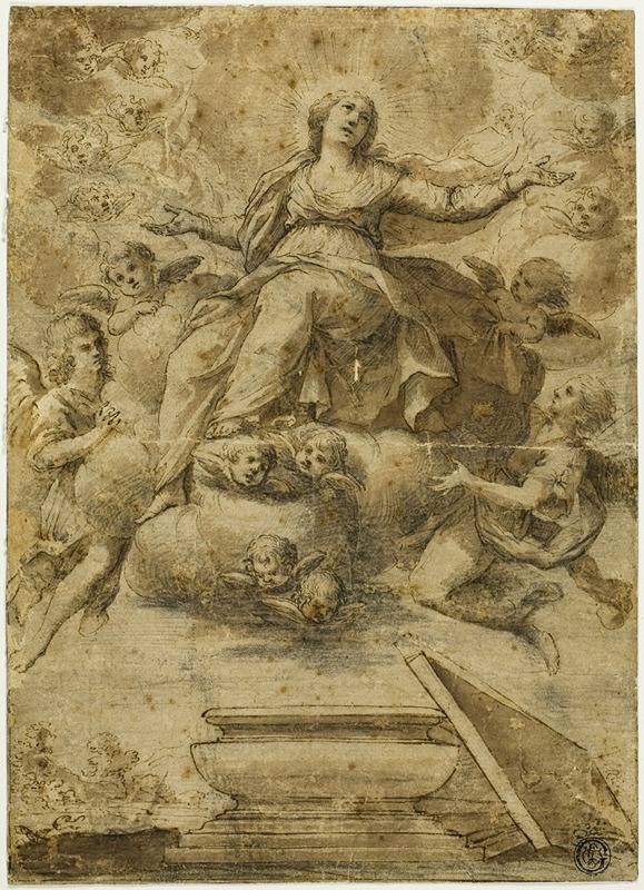 Assumption of the Virgin — School of Carlo Maratti