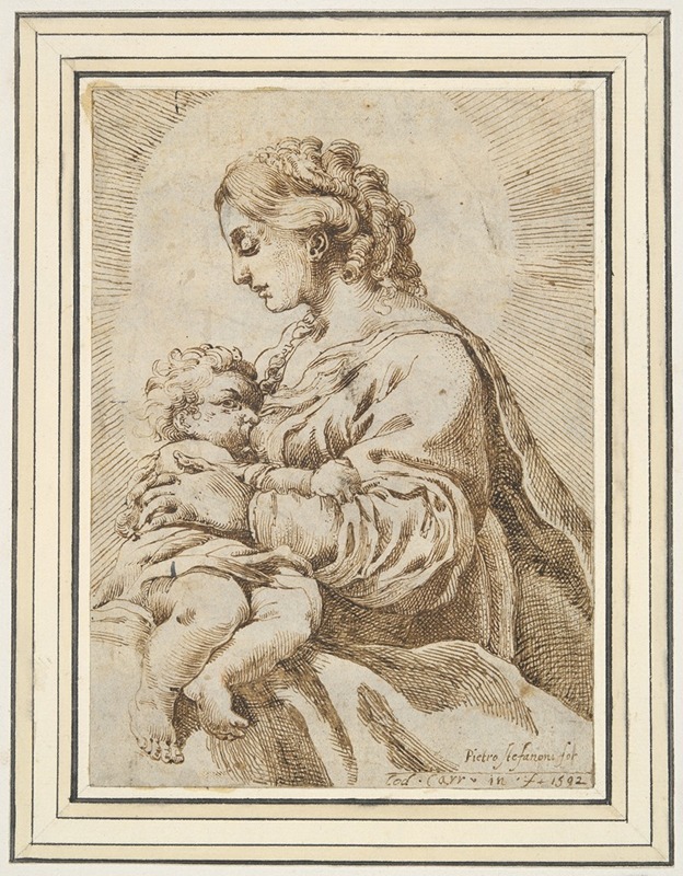 Virgin and Child by After Lodovico Carracci — digital art print download
