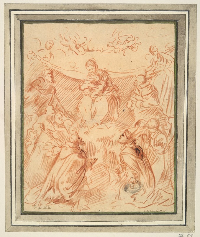 Madonna Adored by Saints by After Peter de Witte — digital art print download