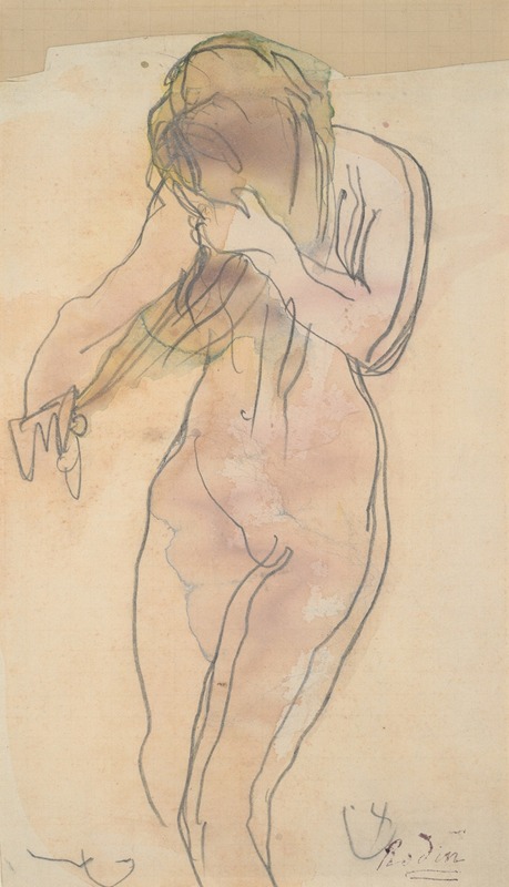 Study of nude — Auguste Rodin