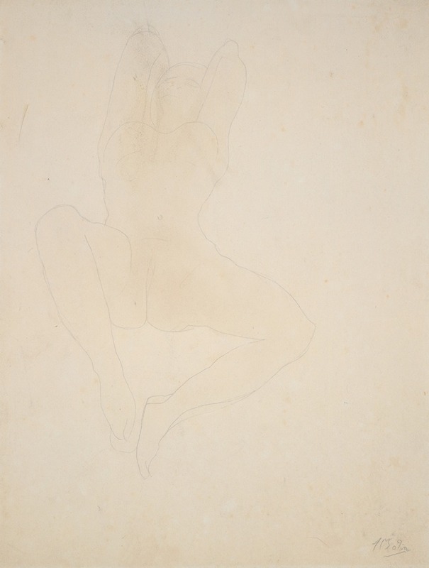 Reclining Figure by Огюст Роден — digital art print download