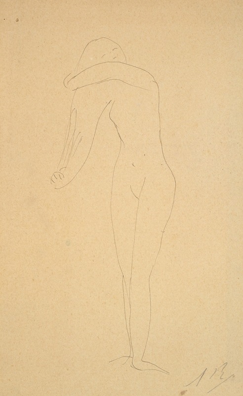 Study of nude — Auguste Rodin