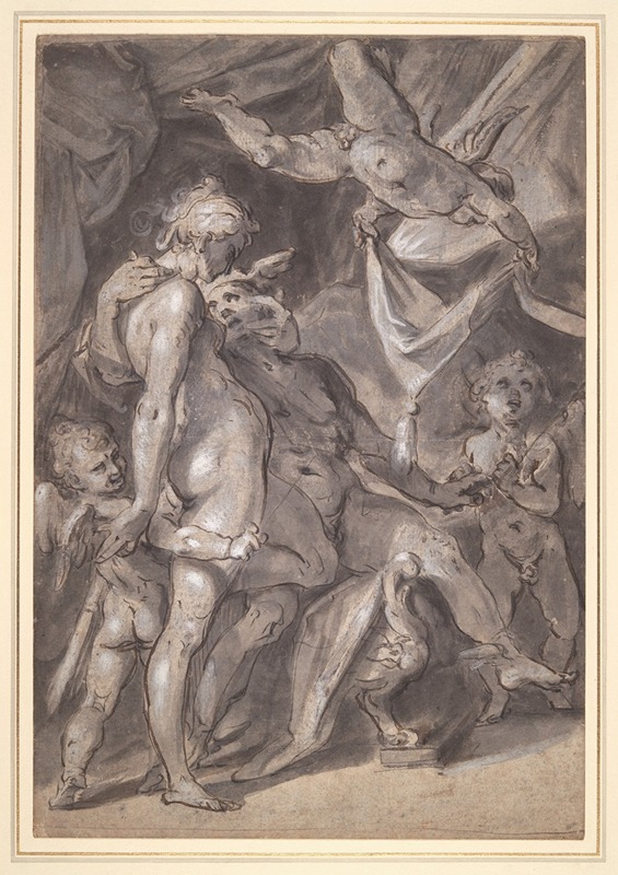 Venus and Mercury by Bartholomaeus Spranger — digital art print download