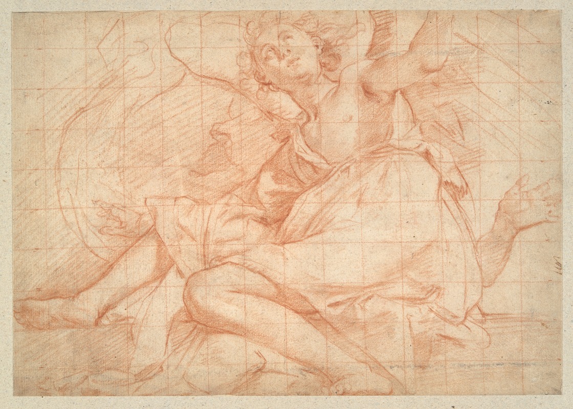 Study of an Angel by Bernardino Poccetti — digital art print download