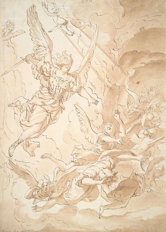 Fall of the Rebel Angels — Domenico Piola