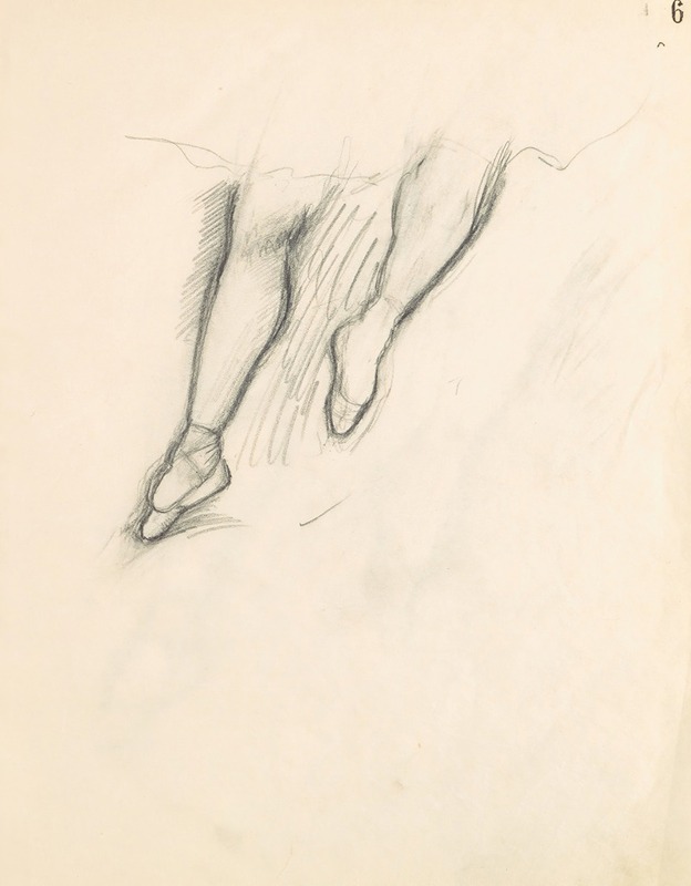 Figure Studies 7 by Эдгар Дега — digital art print download
