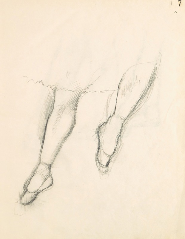 Figure Studies 8 by Эдгар Дега — digital art print download