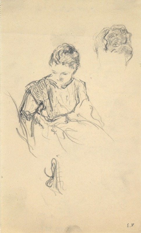 Young Woman by Édouard Vuillard — digital art print download