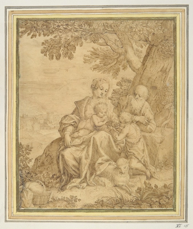 Holy Family with Saint John — Georges Vallet