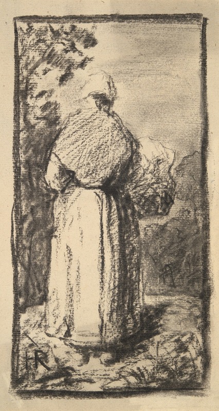 Peasant Woman Seen from Behind — Harald Reiterer