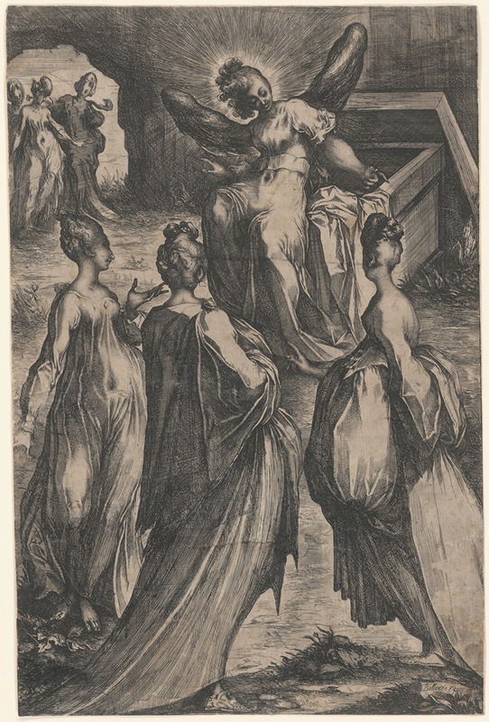 Three Maries at the Tomb by Jacques Bellange — digital art print download