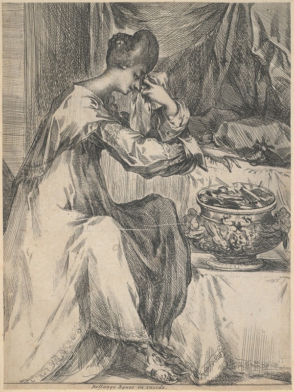 Woman at the Brazier by Jacques Bellange — digital art print download