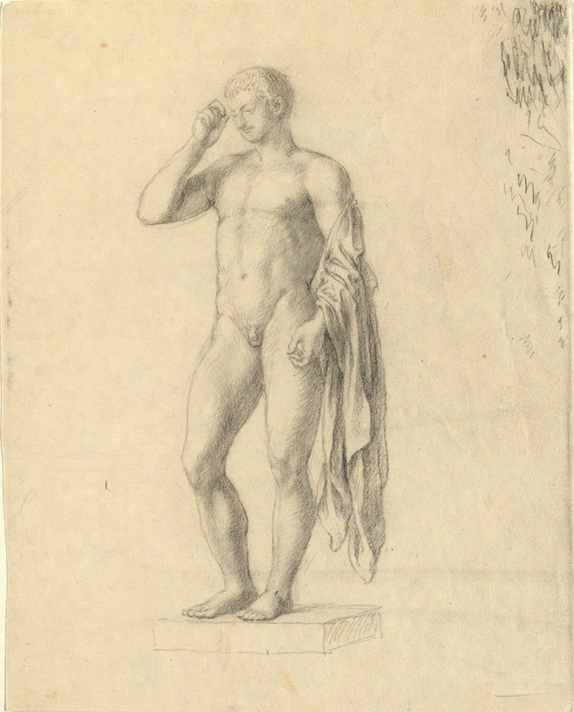Nude Male Figure by Джон Трамбулл — digital art print download