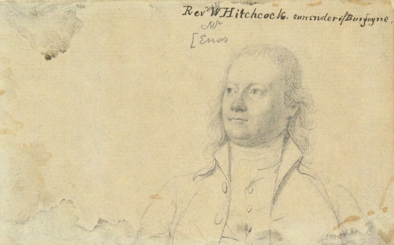 Rev. W. Hitchcock by Джон Трамбулл, 1791 — digital art print download