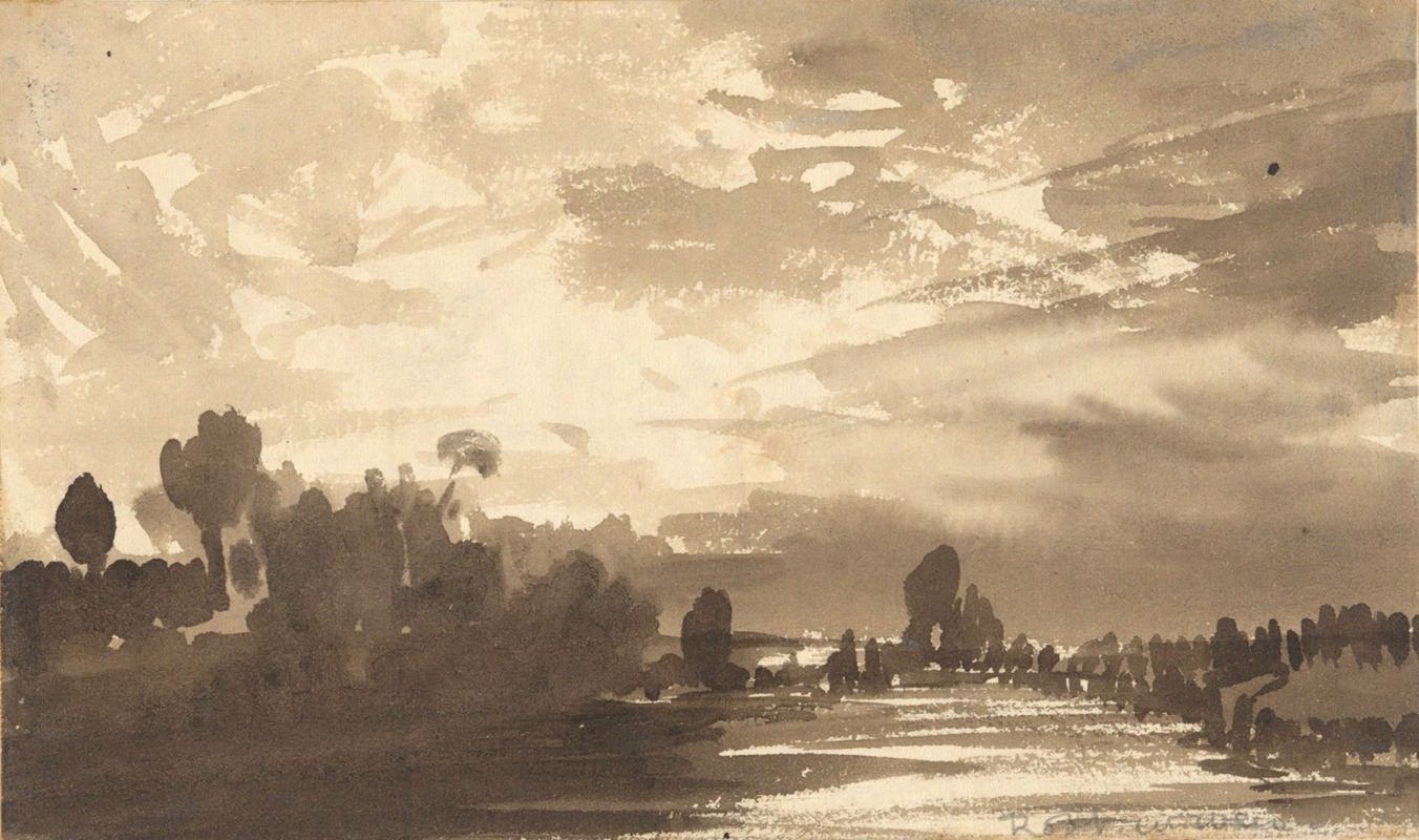 Landscape by Роберт Уолтер Уир — digital art print download