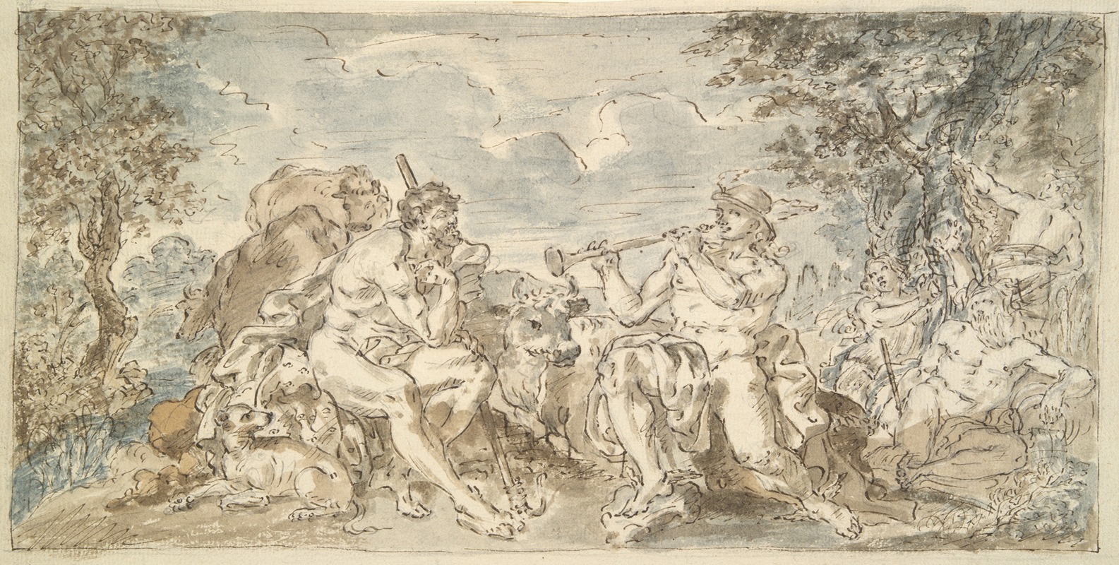 Mercury and Argos by Anonymous — digital art print download