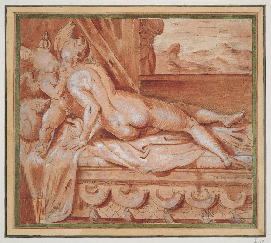 Venus and Cupid by Аноним — digital art print download