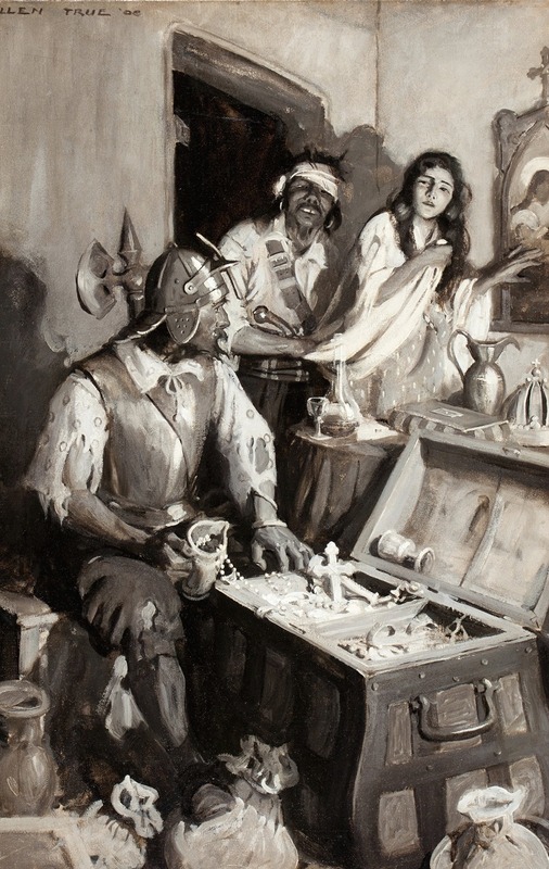 The Jewel Chest by Аллен Таппер Тру, 1908 — digital art print download