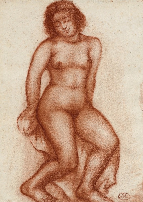 Femme nue assise — Aristide Maillol