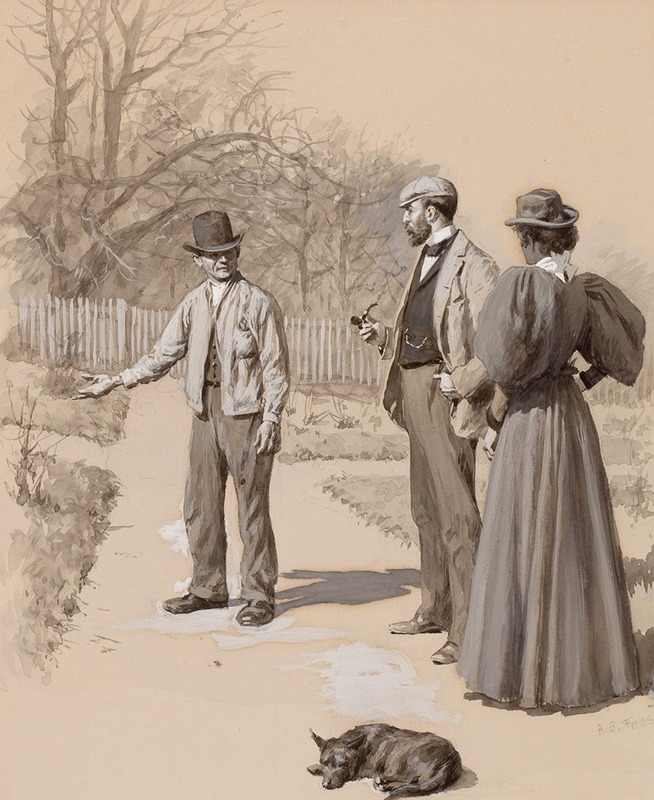 Soliciting For Work by Артур Бурдетт Фрост — digital art print download
