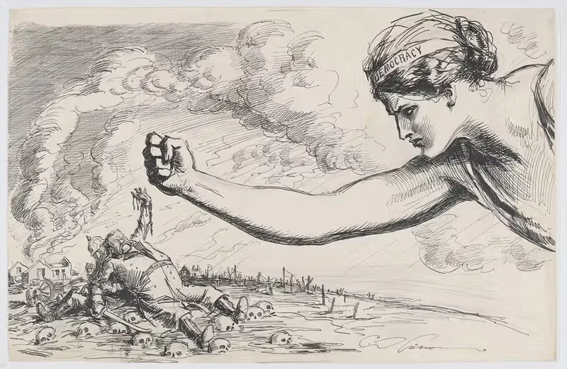 Последний удар by Чарльз Дана Гибсон, 1918 — digital art print download