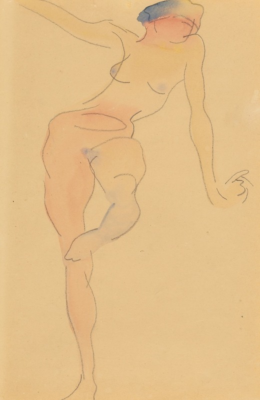 Female Nude by Чарльз Демут, 1912 — digital art print download