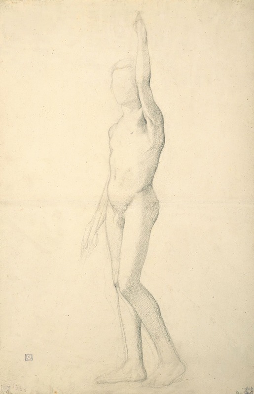 Académie d'homme debout — Edgar Degas
