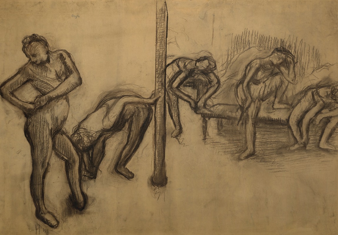 Danseuses en maillot, au repos — Edgar Degas